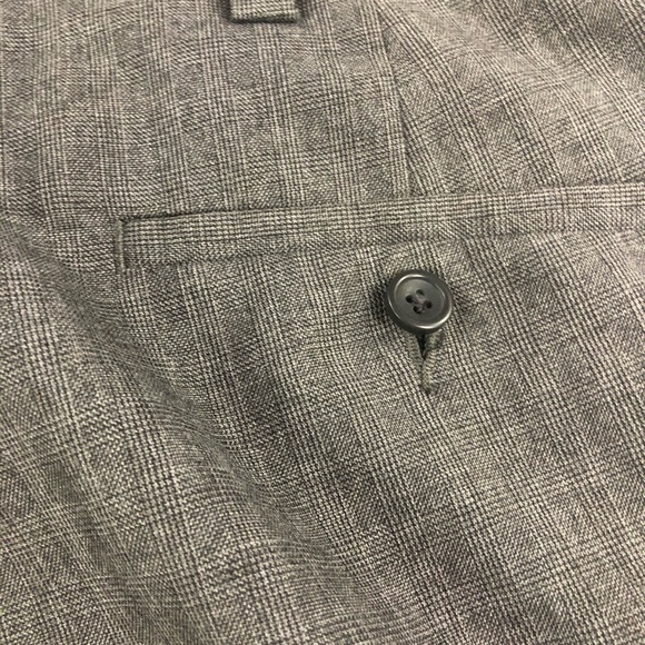 Kenneth Cole Men's Gray Dress Pants 34 - Picture 3 of 7